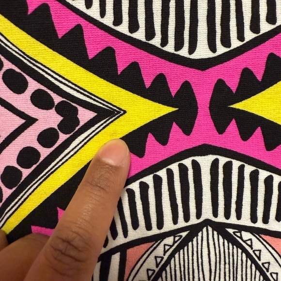 MinkPink Women’s Multi Color Tribal Bodycon Sleevless Dress Medium - Picture 6 of 7